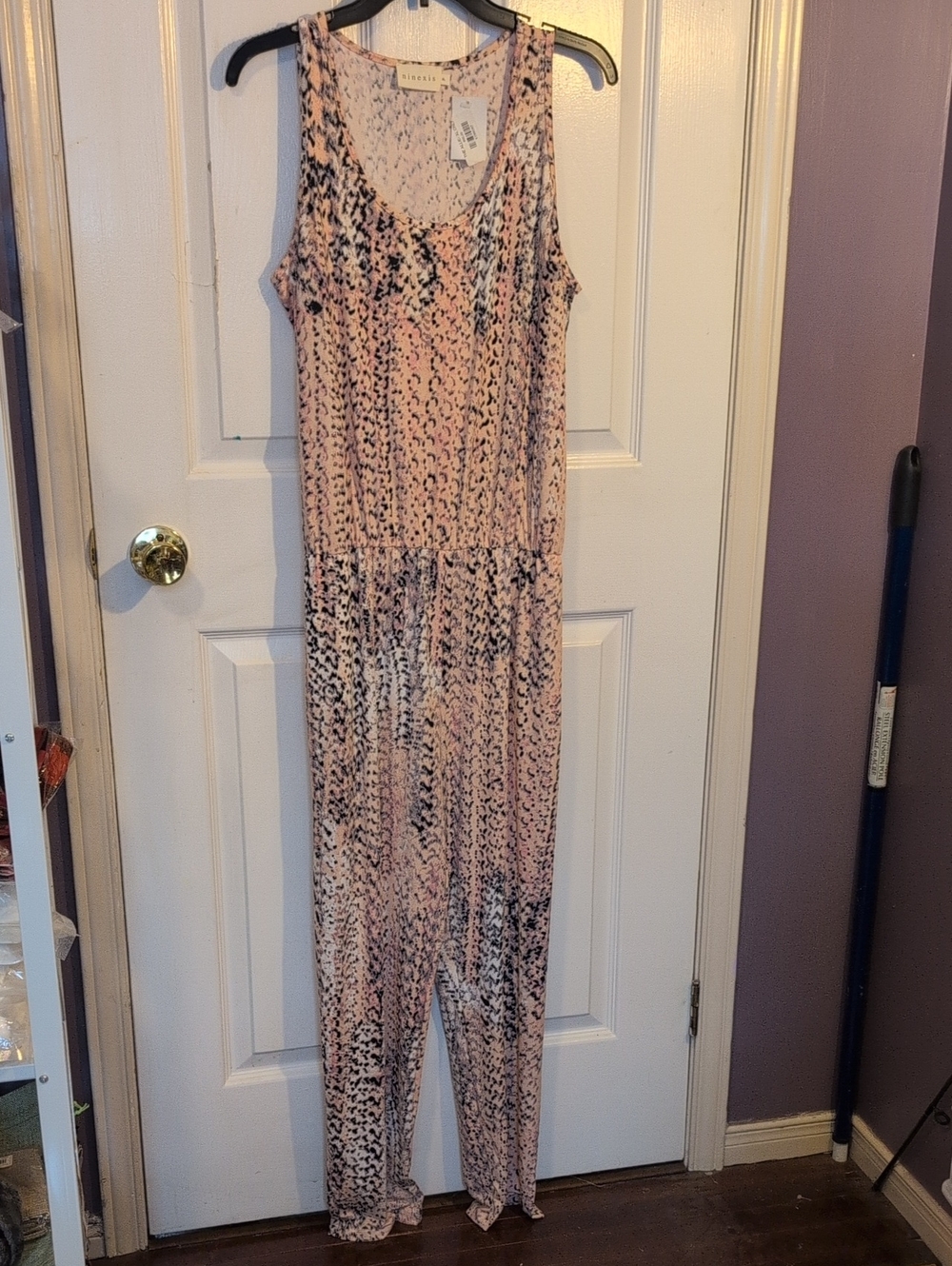 Sleeveless Pink Patterned Jumpsuit by Cato